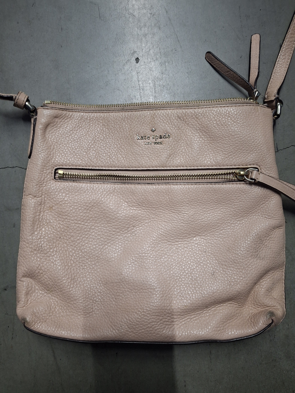 Kate Spade Blush Pink Leather Crossbody Bag
